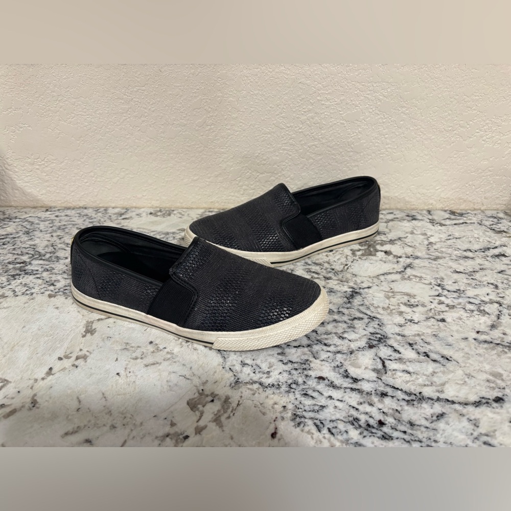 Ralph Lauren Womens Size 8B Navy Janis Slip On Sneakers